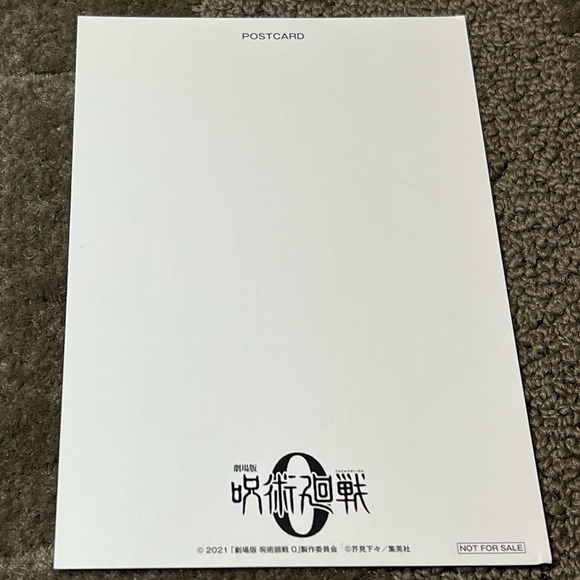 Jujutsu Kaisen 0 / Zero Movie / Film / JJK / Sorcery Fight Postcard Anime Japan - Picture 2 of 7